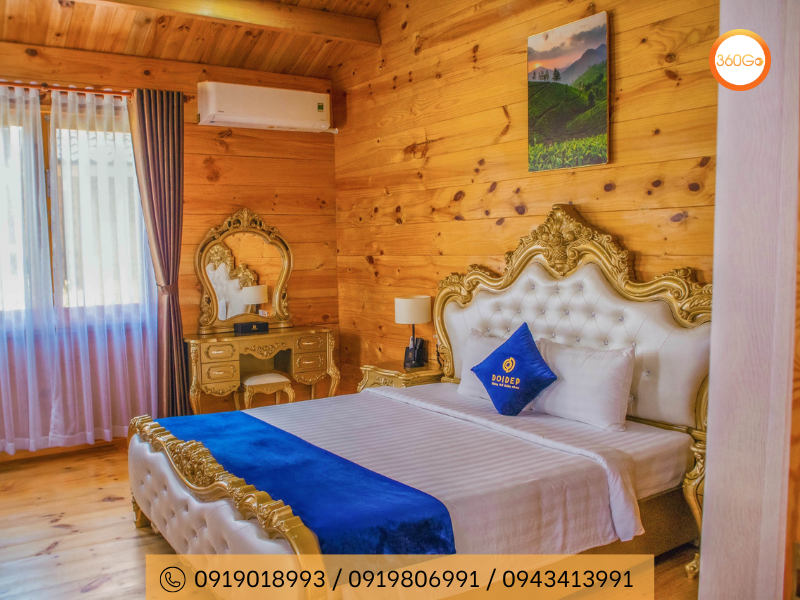 Phòng nghỉ tại Doidep Tea Resort - Du lịch 360Go 